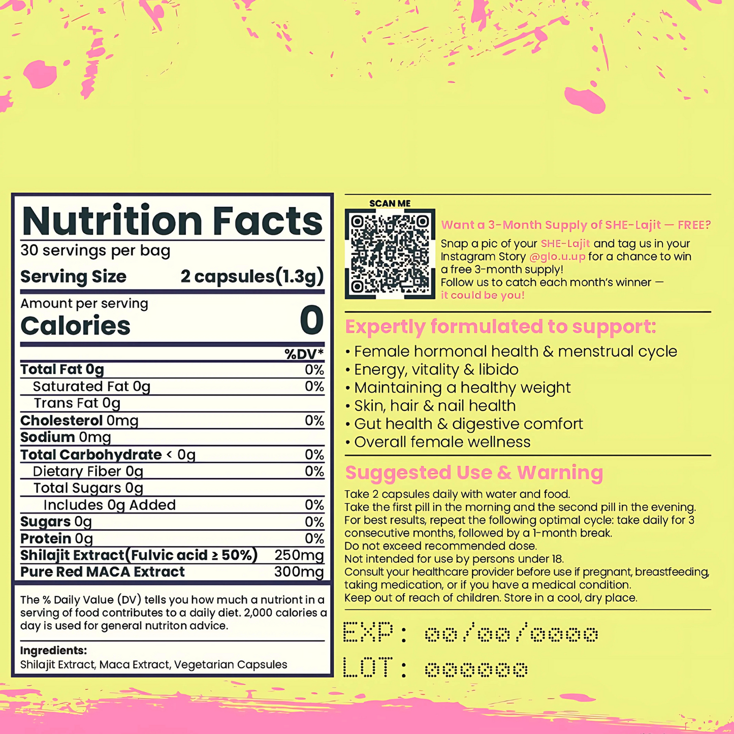 SHE-LAJIT: World’s 1st Female-Optimised SHILAJIT SUPPLEMENT