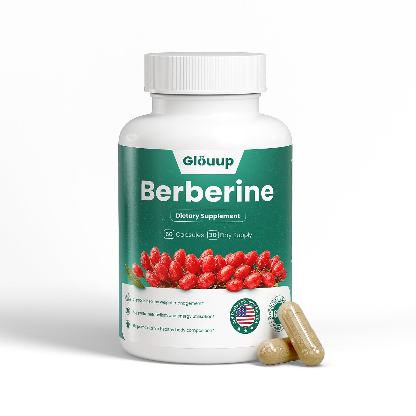 Glöuup Berberine — 800mg of Natural Metabolic Support in Every Serving*