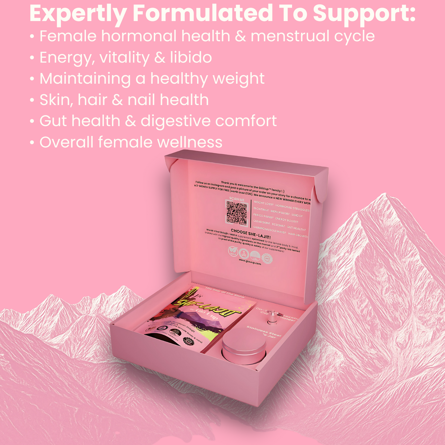 SHE-LAJIT: World’s 1st Female-Optimised SHILAJIT SUPPLEMENT