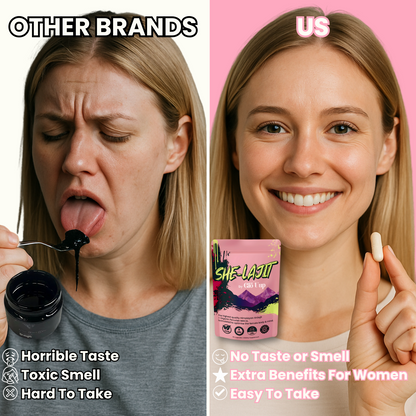 SHE-LAJIT: World’s 1st Female-Optimised SHILAJIT SUPPLEMENT (One Time Only)